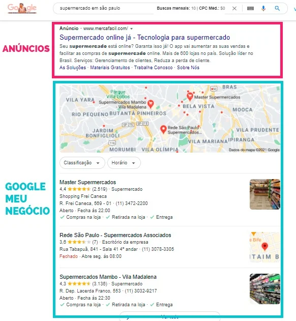 google meu negócio agencia de marketing