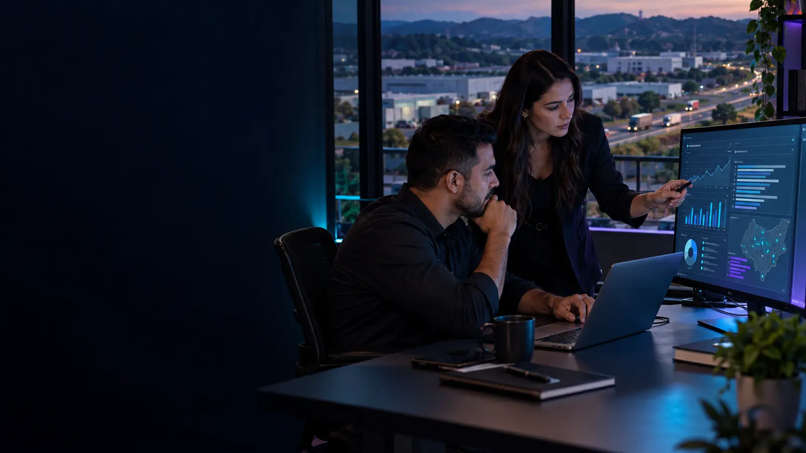 Profissionais analisando campanhas de Google Ads para uma empresa de Araçariguama