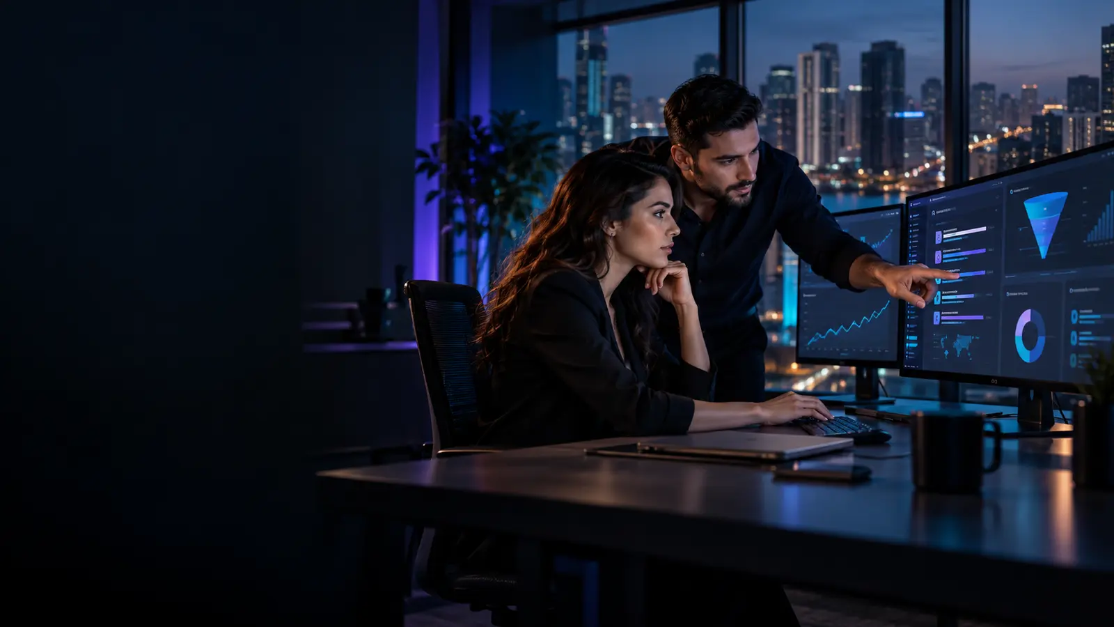 Profissionais analisando campanhas de Google Ads para uma empresa de Barueri